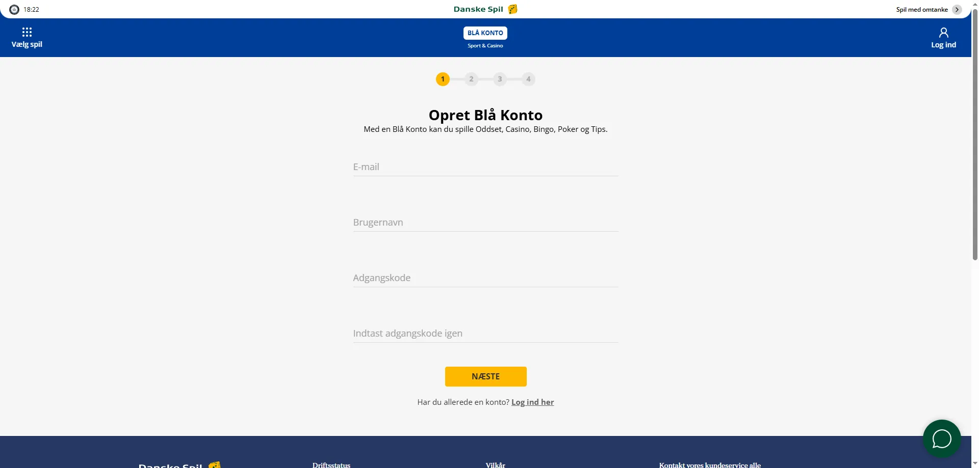 Opret konto hos DanskeSpil Casino med MitID – hurtig og sikker registrering